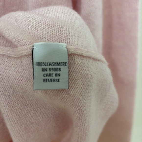 GORSUCH Pink 100% Cashmere Turtleneck Sweater—GORGEOUS!! Like New! Size XL - Picture 4 of 6